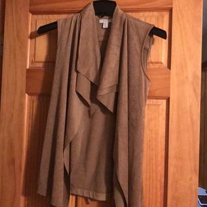 Suede vest